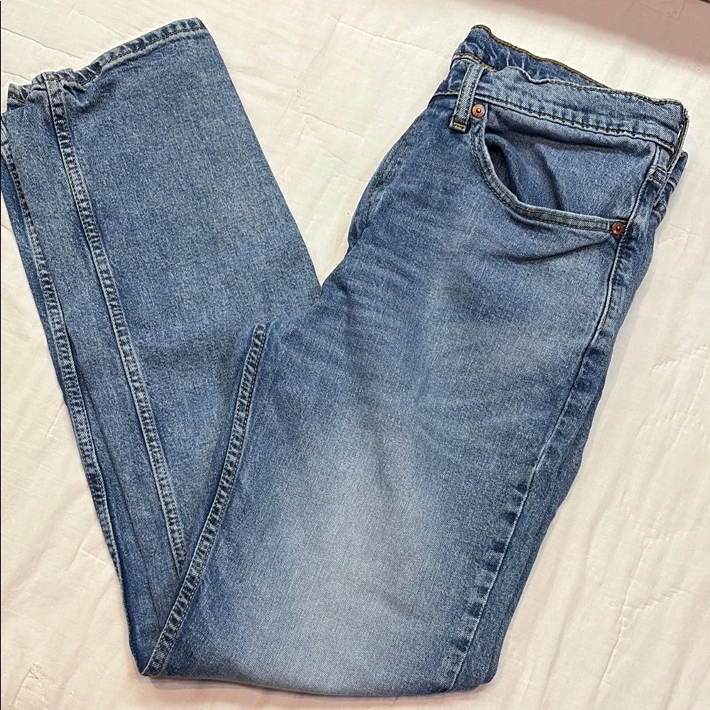 Levi's‎ 511 Slim Fit Jeans 34x32 Mens Blue Denim Vintage Wash Stretch Pants